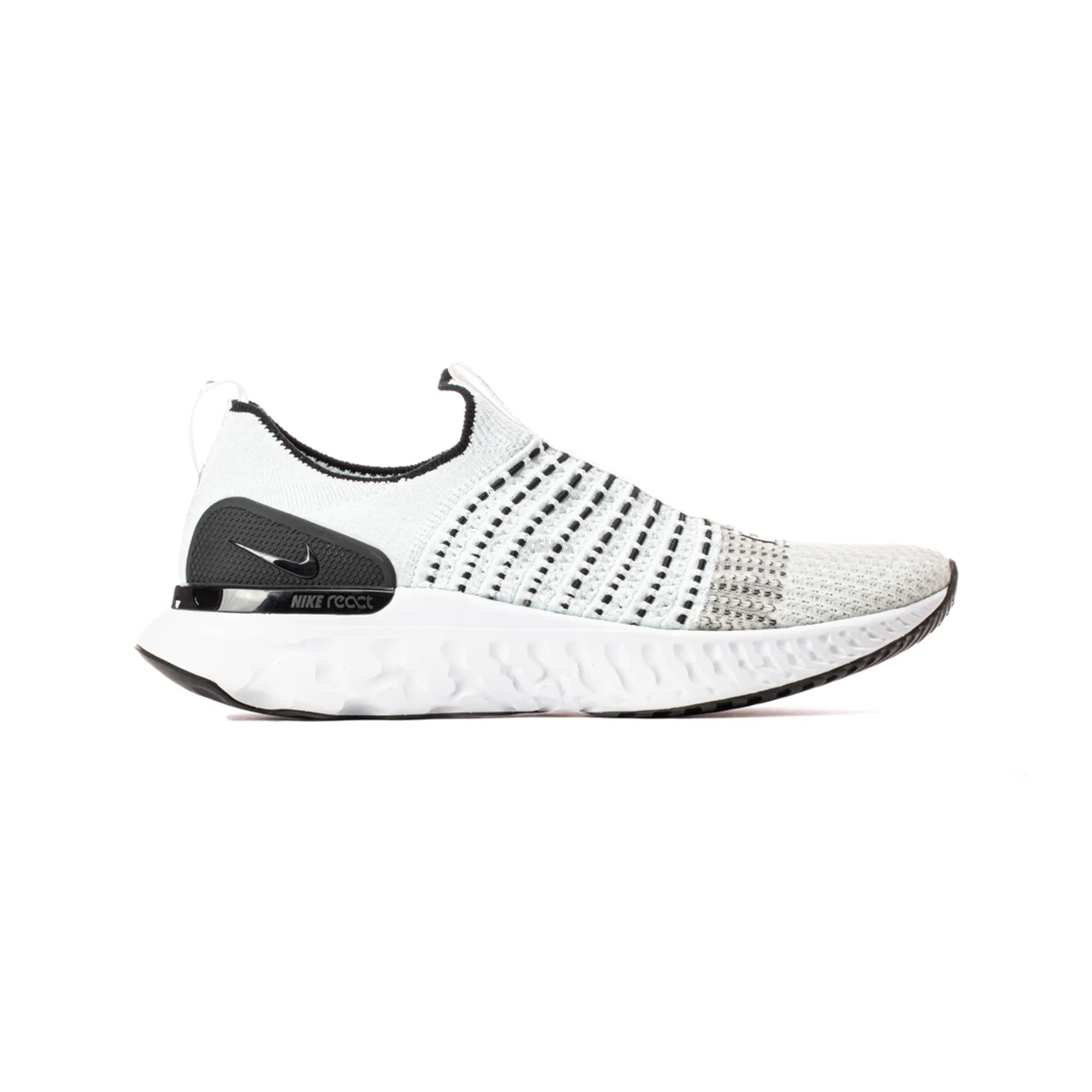 Fashion Edge Sand Move Nike React Phantom Run Flyknit 2 'White Black' (2020)