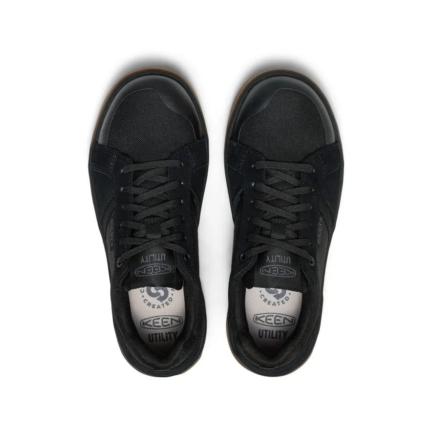Women's Kenton Work Shoe (Carbon Toe)  |  Black/Gum Water Line