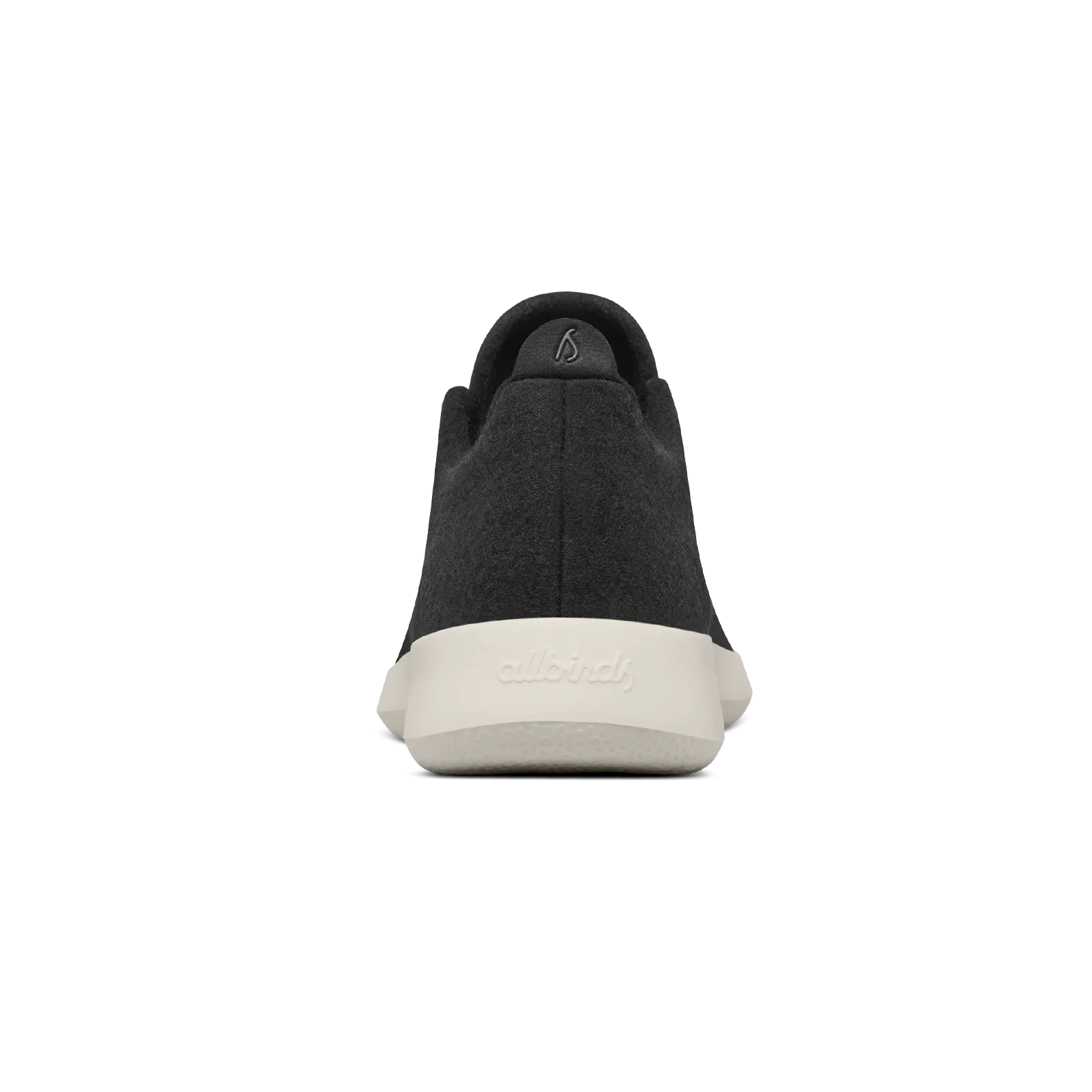 Move Natural Customizable Fit Mechanism Women's Wool Runner - True Black (Cream Sole)