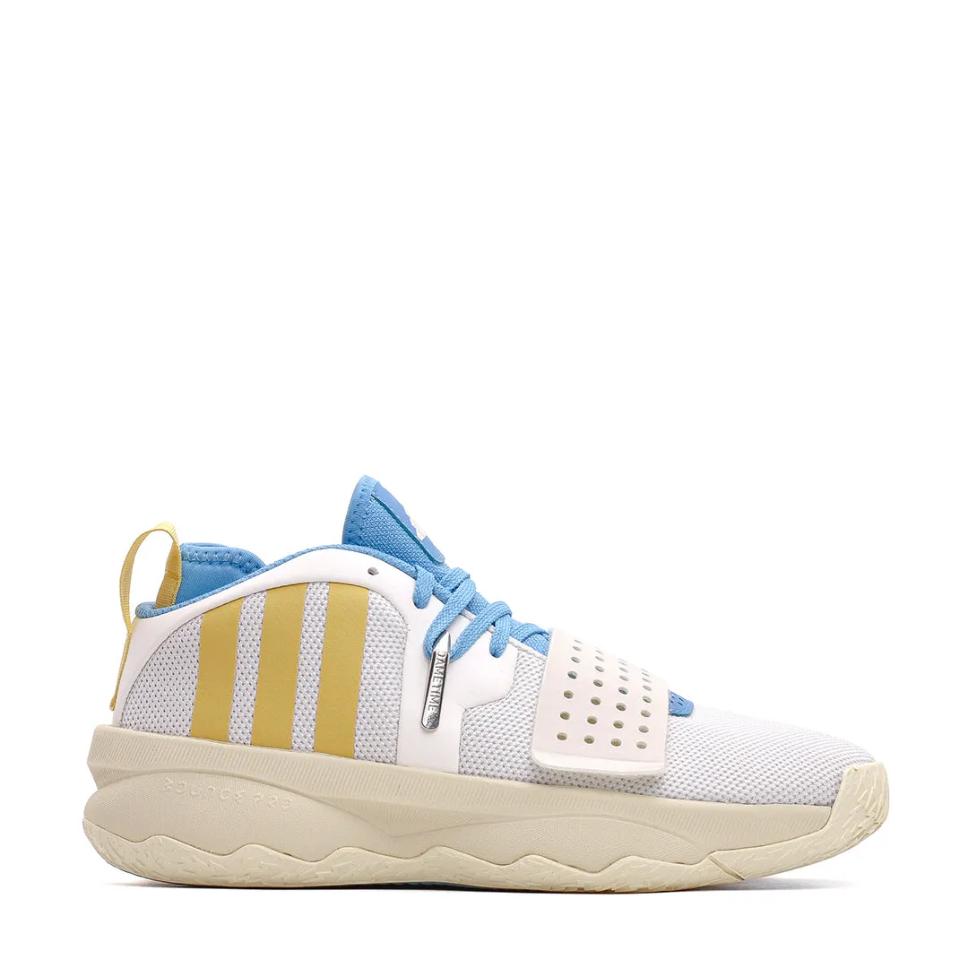 Adidas Basketball Men Dame 8 EXTPLY White IF1514 Forest Mood Commute Light