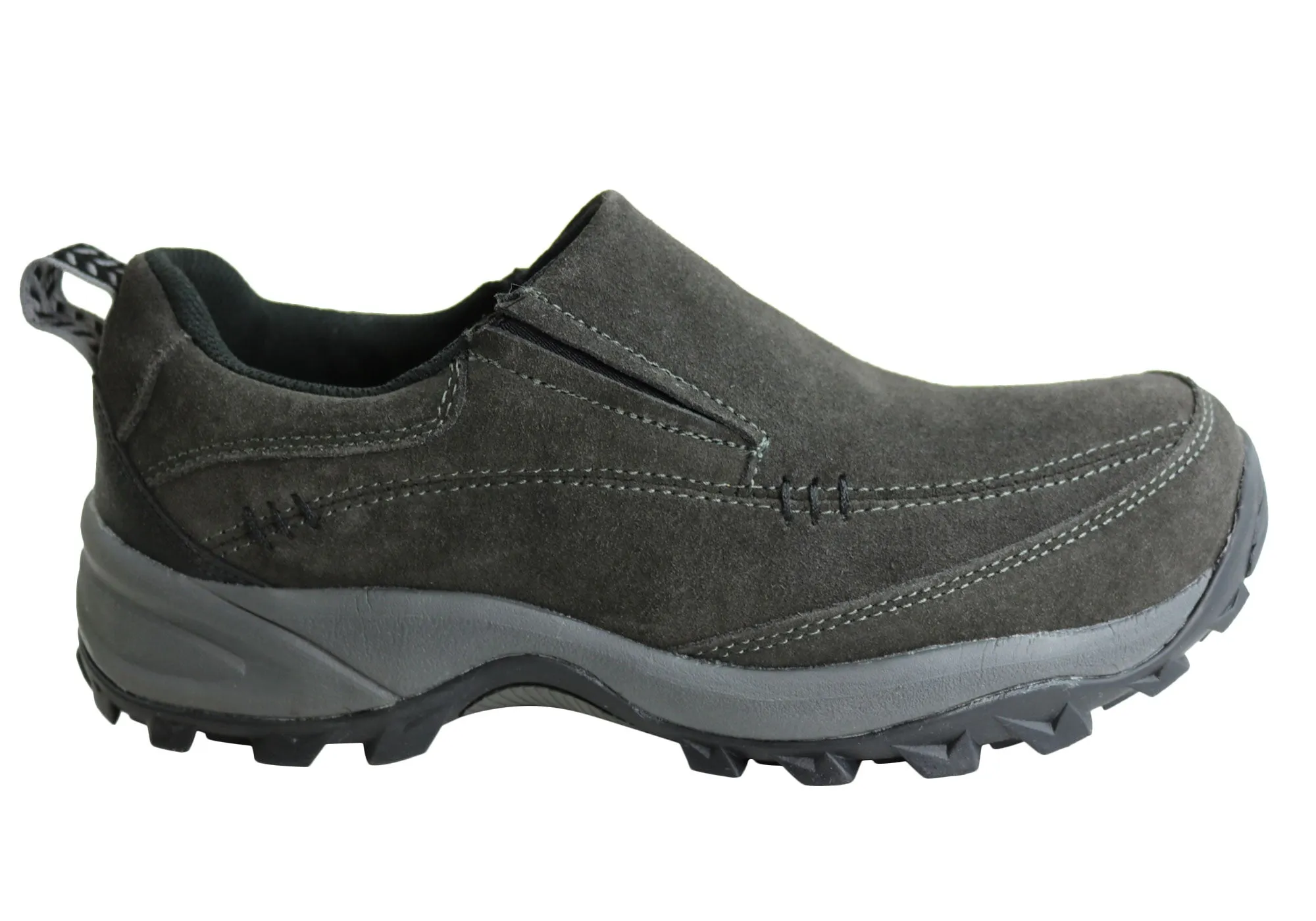 Slatters Panama Mens Suede Casual Slip On Shoes Port Hike