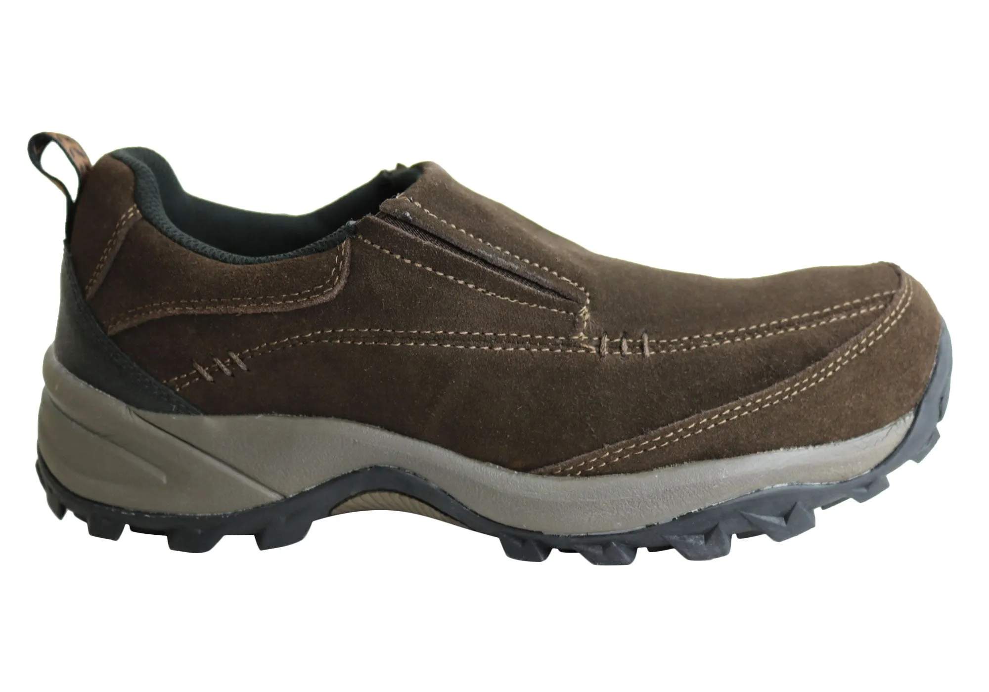 Comfortable Step Slatters Panama Mens Suede Casual Slip On Shoes