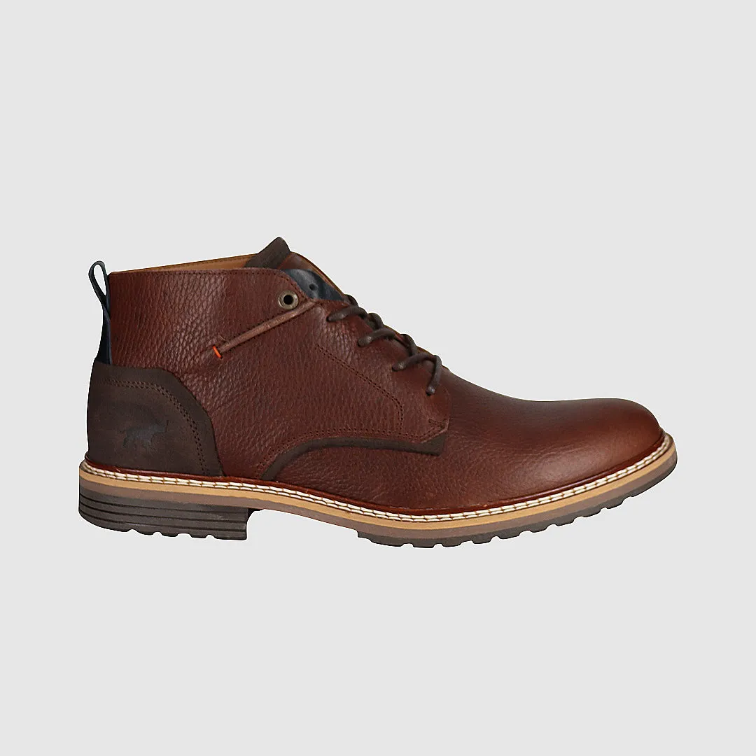 City Step Bistro Lace Up Boots Dark Brown