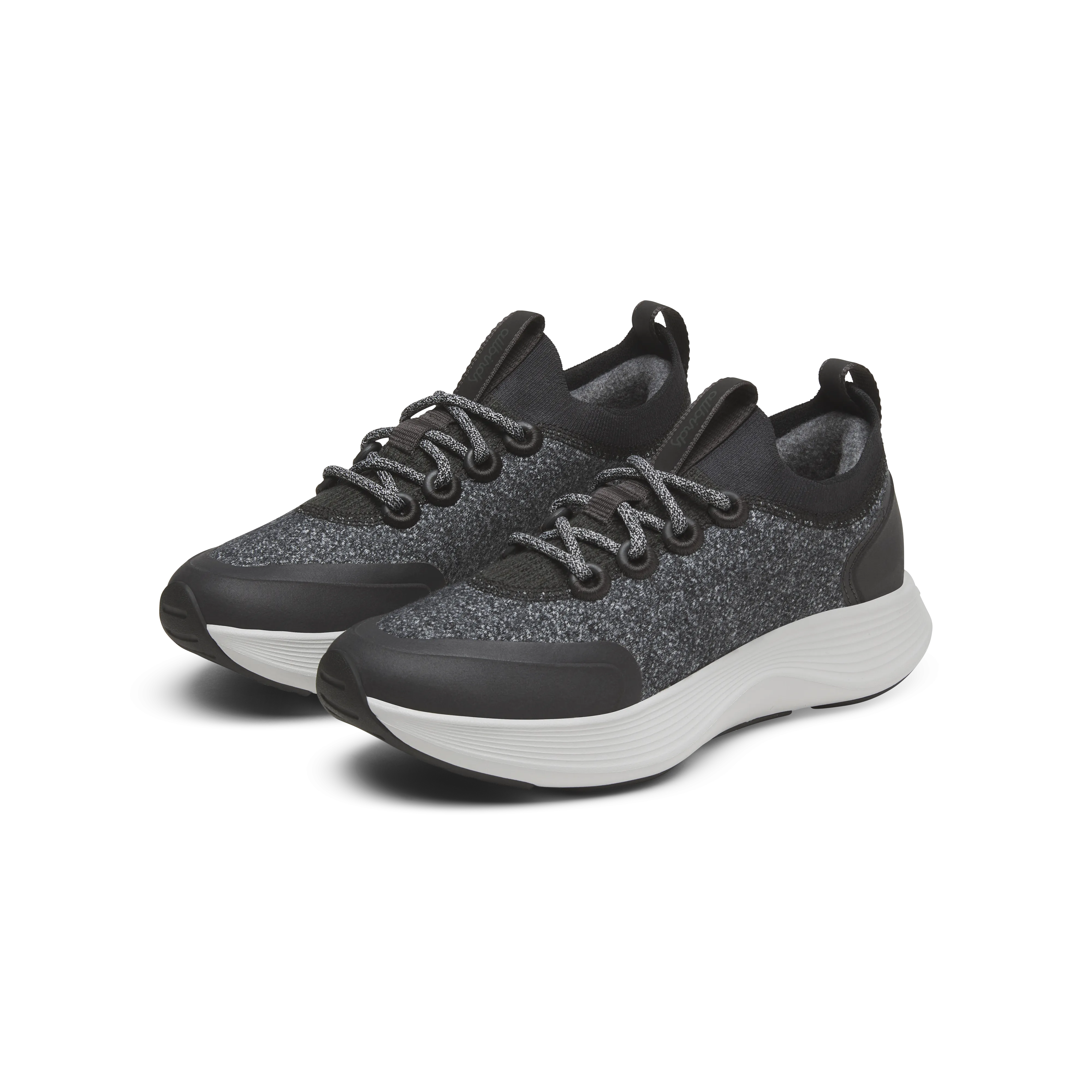 Women's Wool Strider - Dark Grey (Light Grey Sole) Anti Odor Technology Smooth exterior