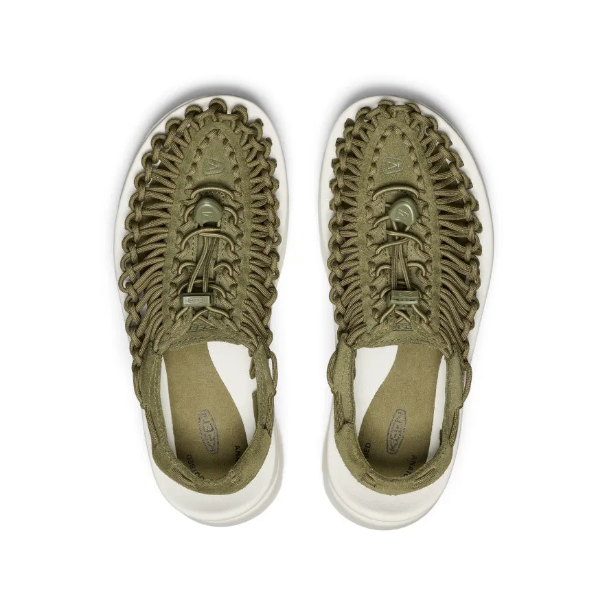 All Gender UNEEK PLT Sneaker  |  Martini Olive/Star White Compression Molded Outsole