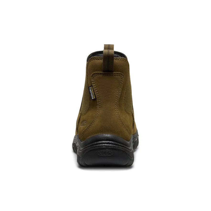 Women's Greta II Waterproof Chelsea  |  Dark Olive/Black On-the-Go Comfort Non Slip Sole