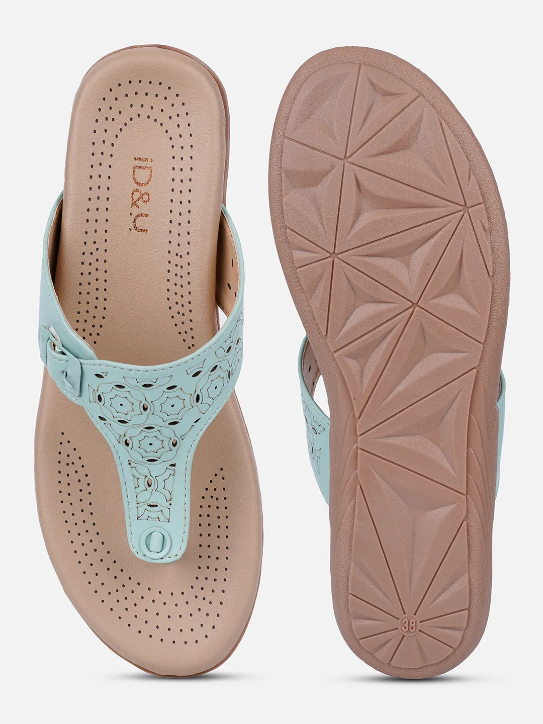 Women's Mint Thong Sandals (IU6011) Performance Fit