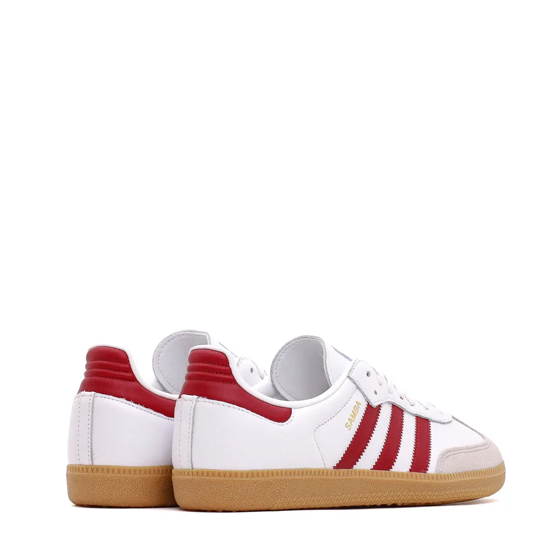 Adidas Originals Men Samba OG White Burgundy IF3813 Dream Walk