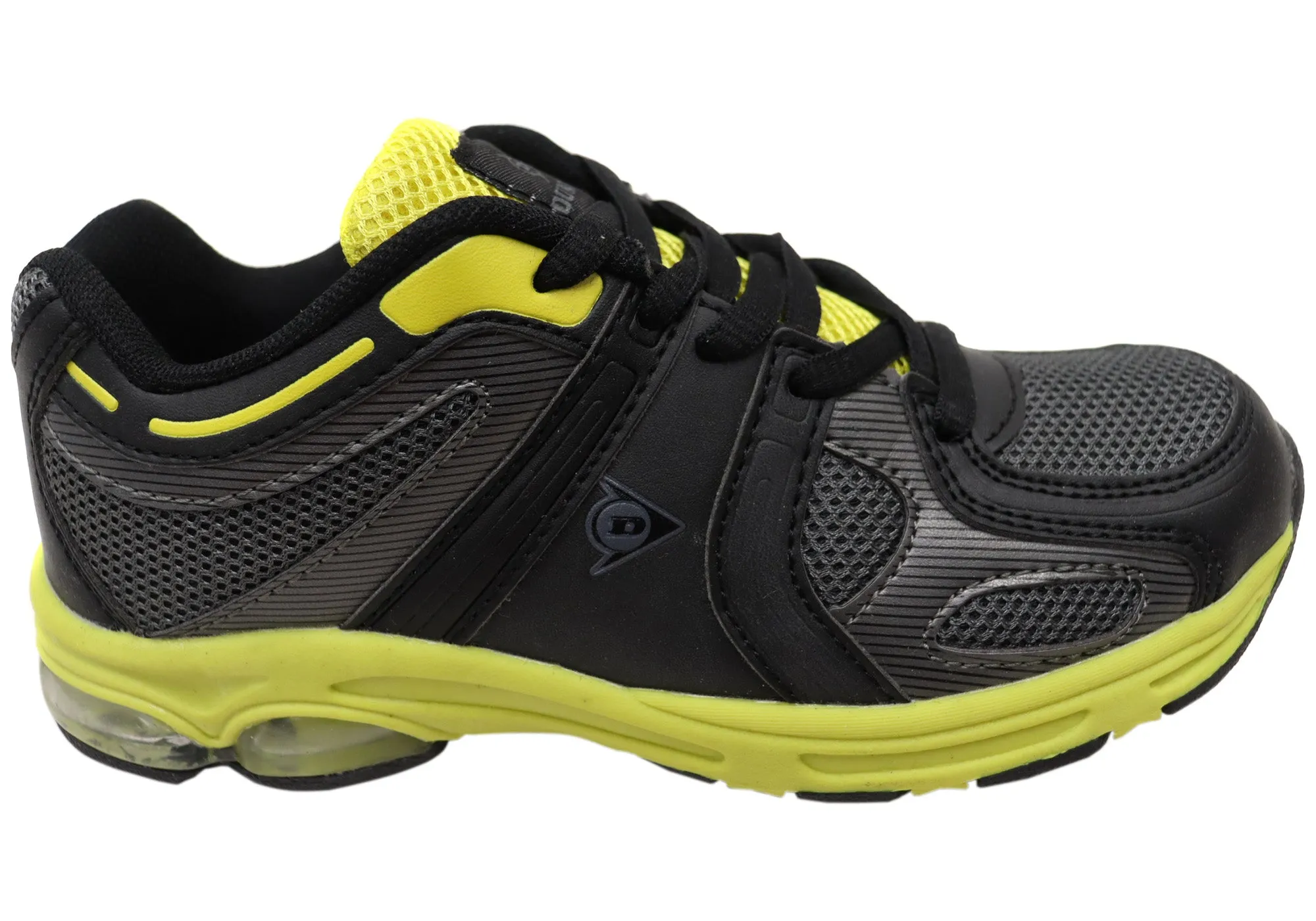 Dunlop Energise Y Kids Comfortable Lace Up Shoes Breathable mesh