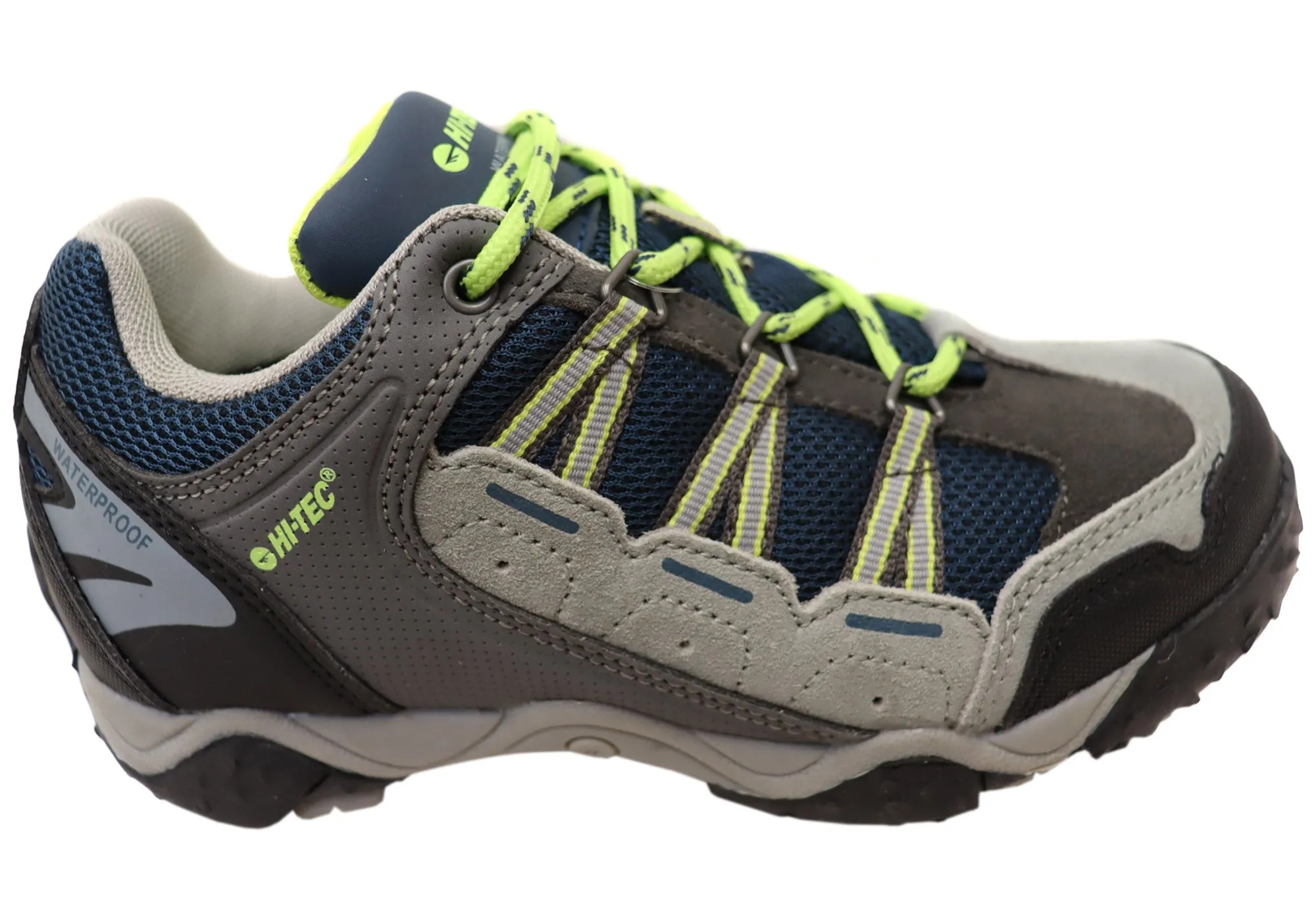 anti static Hi Tec Kids Comfortable Forza Low WP Jr Lace up Shoes