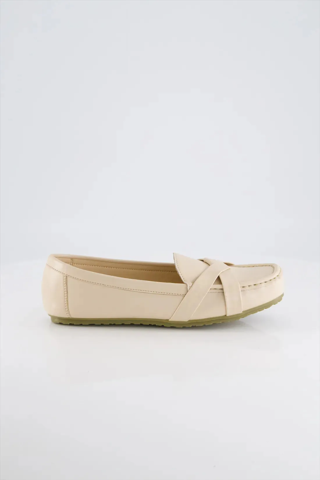 Women's Moccasins US-HN-4305 Leather Upper Mountain Run
