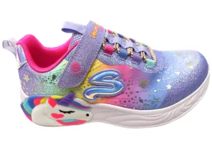 Anti Bacterial Hiking - suitable kids' shoes Skechers Kids Girls S Lights Unicorn Dreams Light Up Shoes