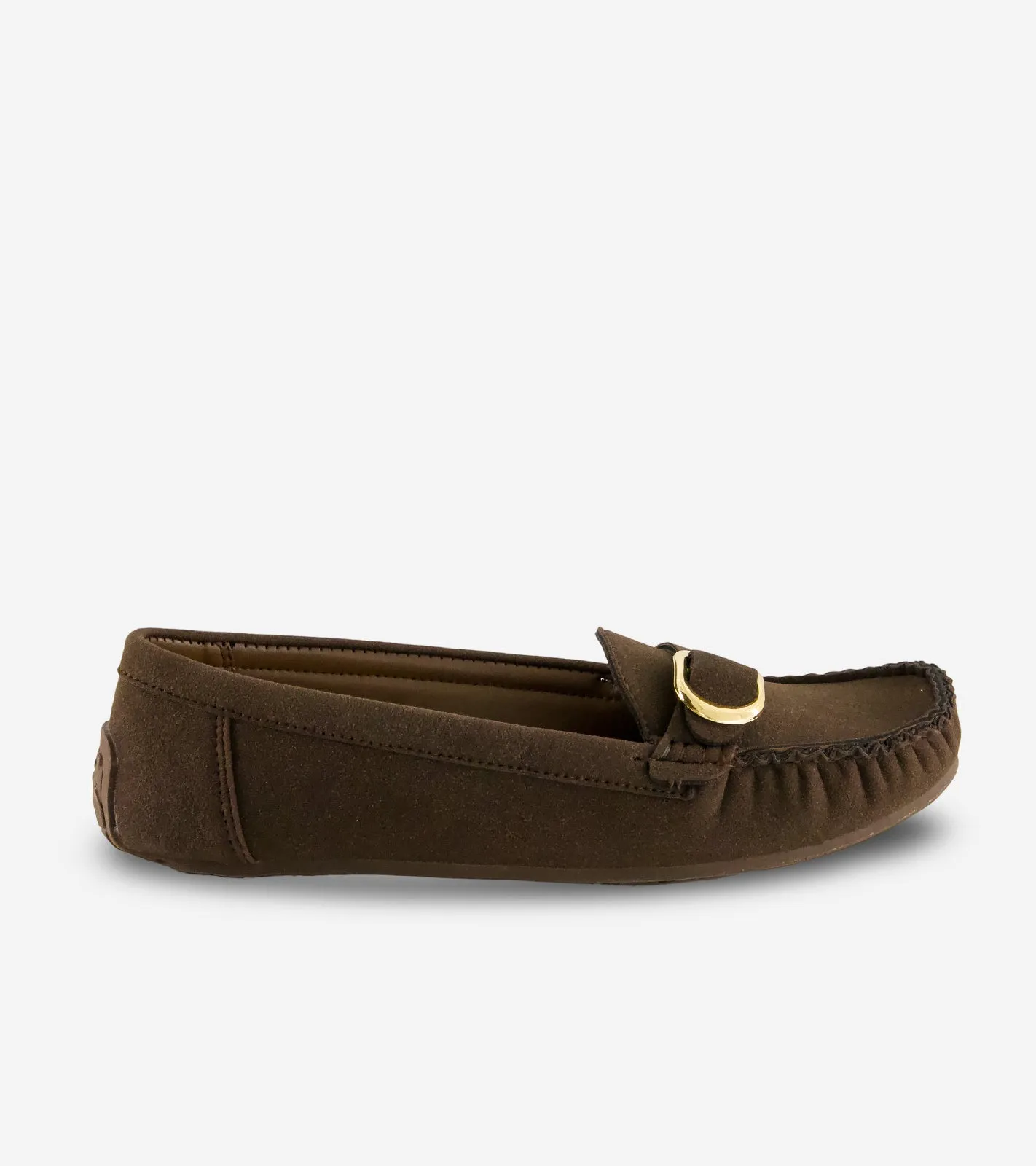 Women's Moccasins US-CL-4304 Relaxed Look Shoes Workwear Match