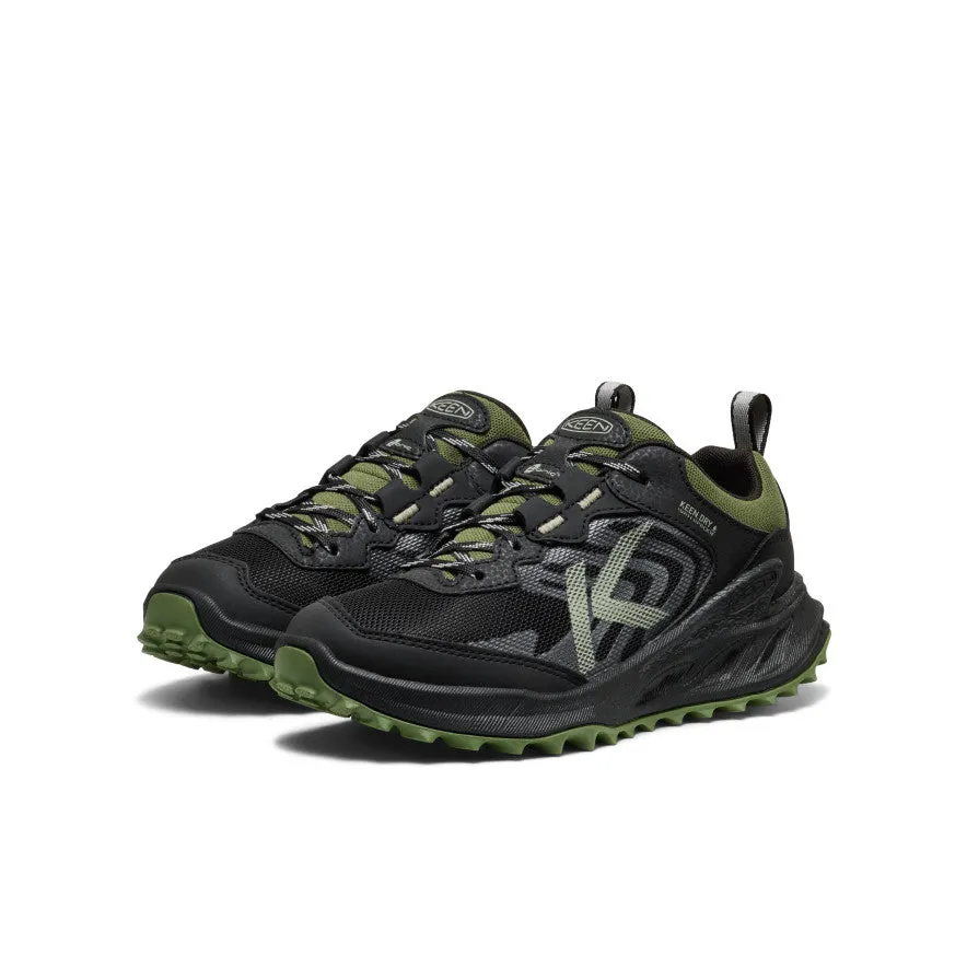 Big Kids' Zionic Waterproof Shoe  |  Black/Bronze Green Low - top kids' shoes