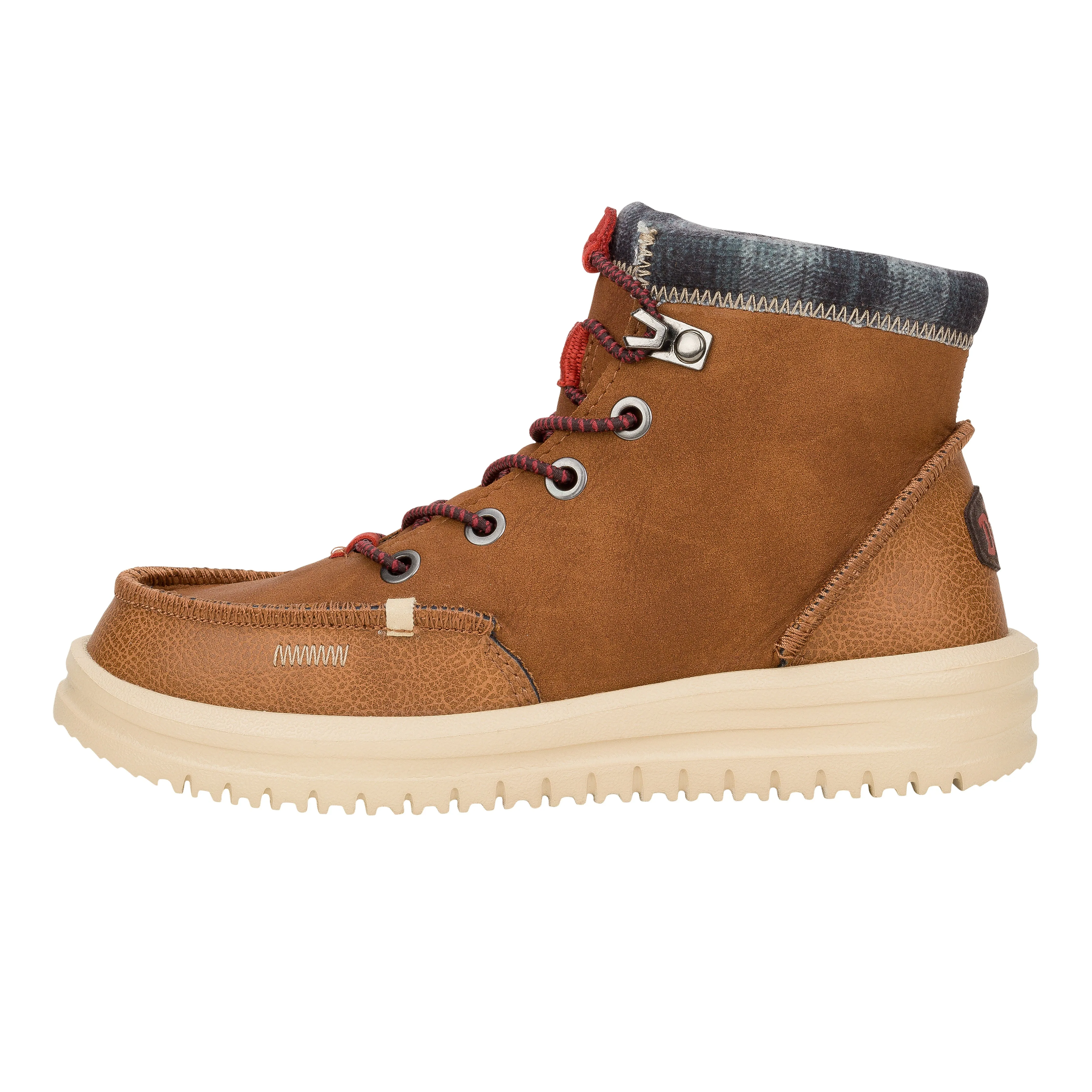 Narrow - fit kids' shoes Bradley Youth Classic - Cognac