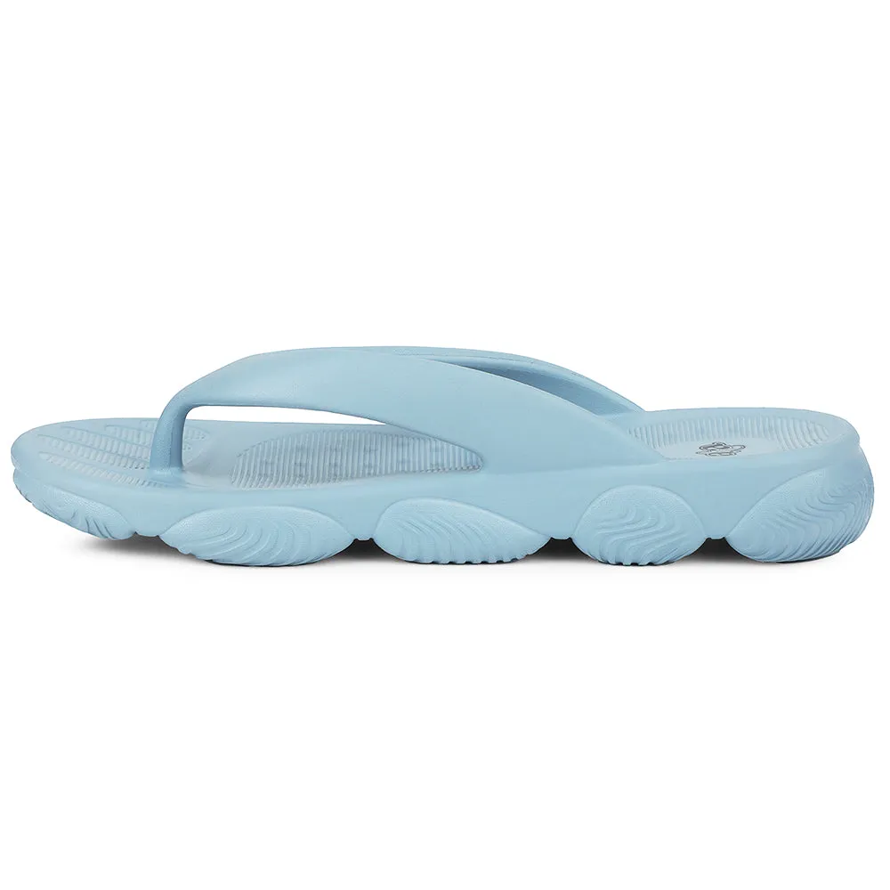 A-HA Blue Casual Slipper For Men BEACHLITEM By Liberty Padded Durable Material