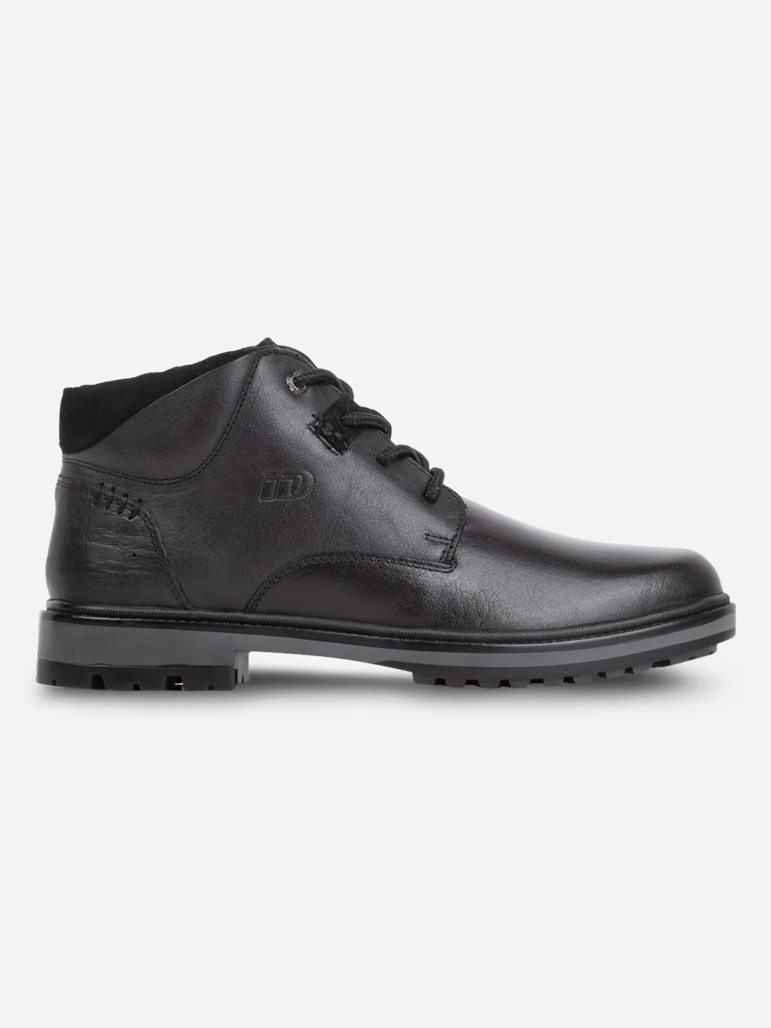 Men's Black Round Toe Casual Boot (ID1182) shape fit