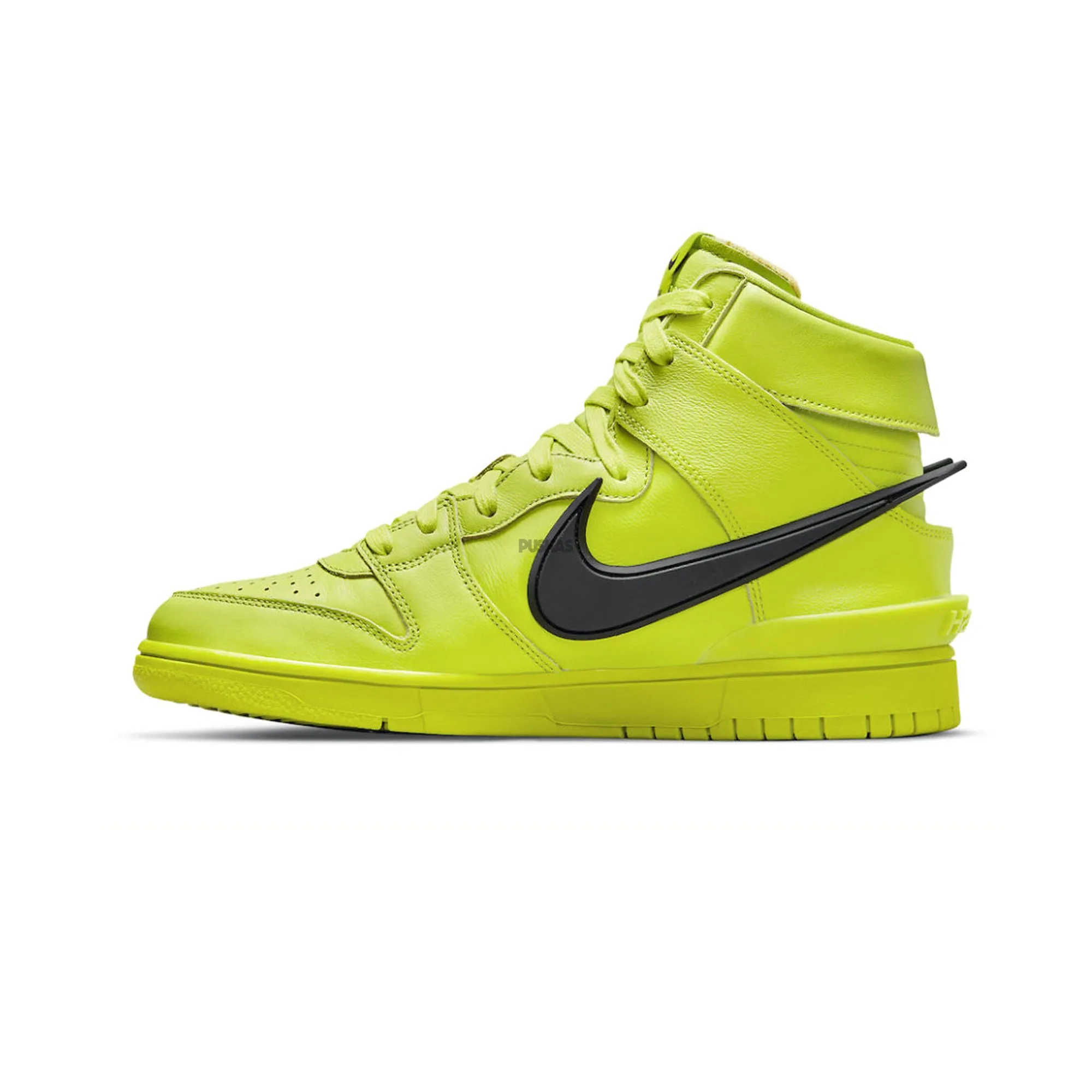 Nike Dunk High AMBUSH 'Flash Lime' (2021) High Arch Star Edge