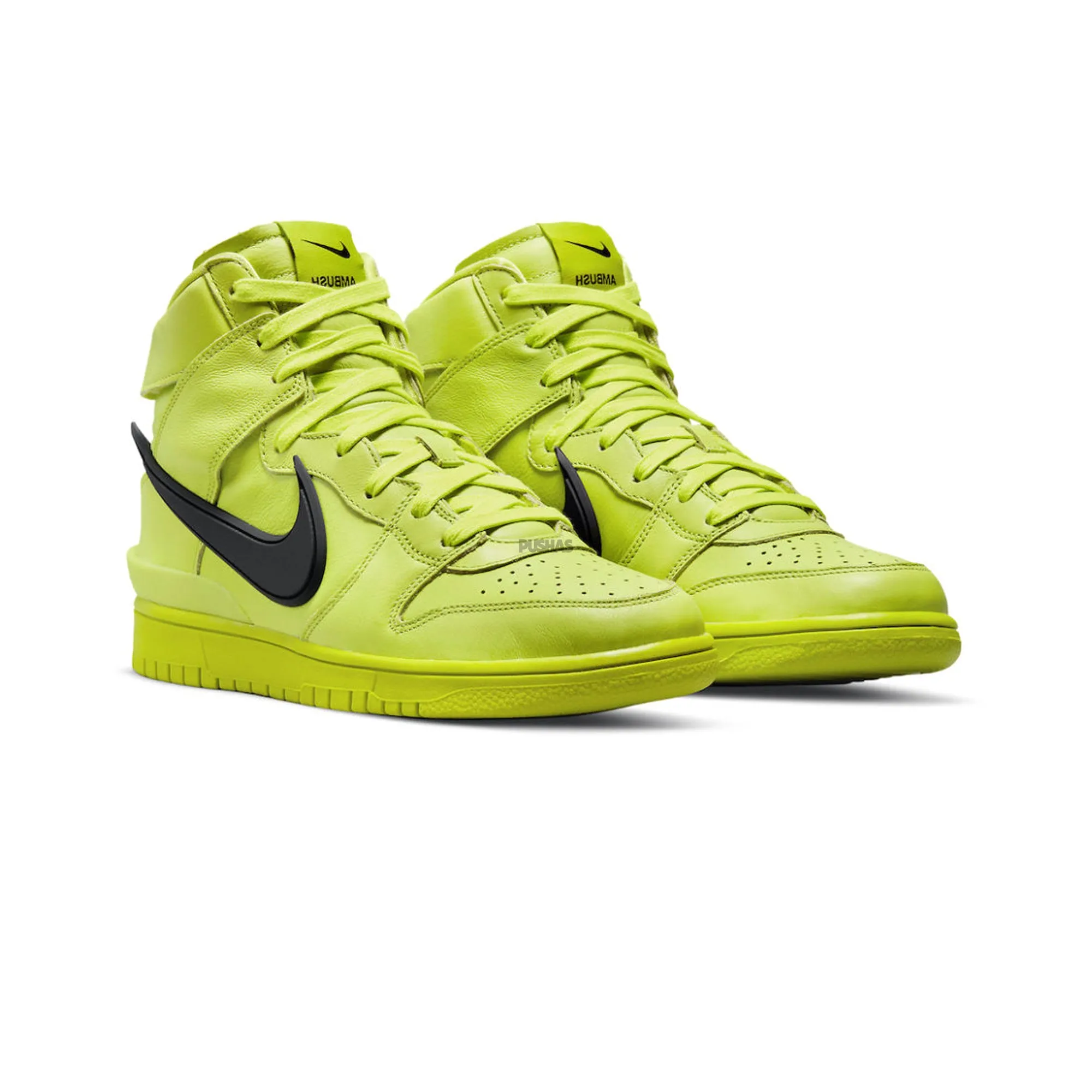 Nike Dunk High AMBUSH 'Flash Lime' (2021) Shine Bright Beach Vibe