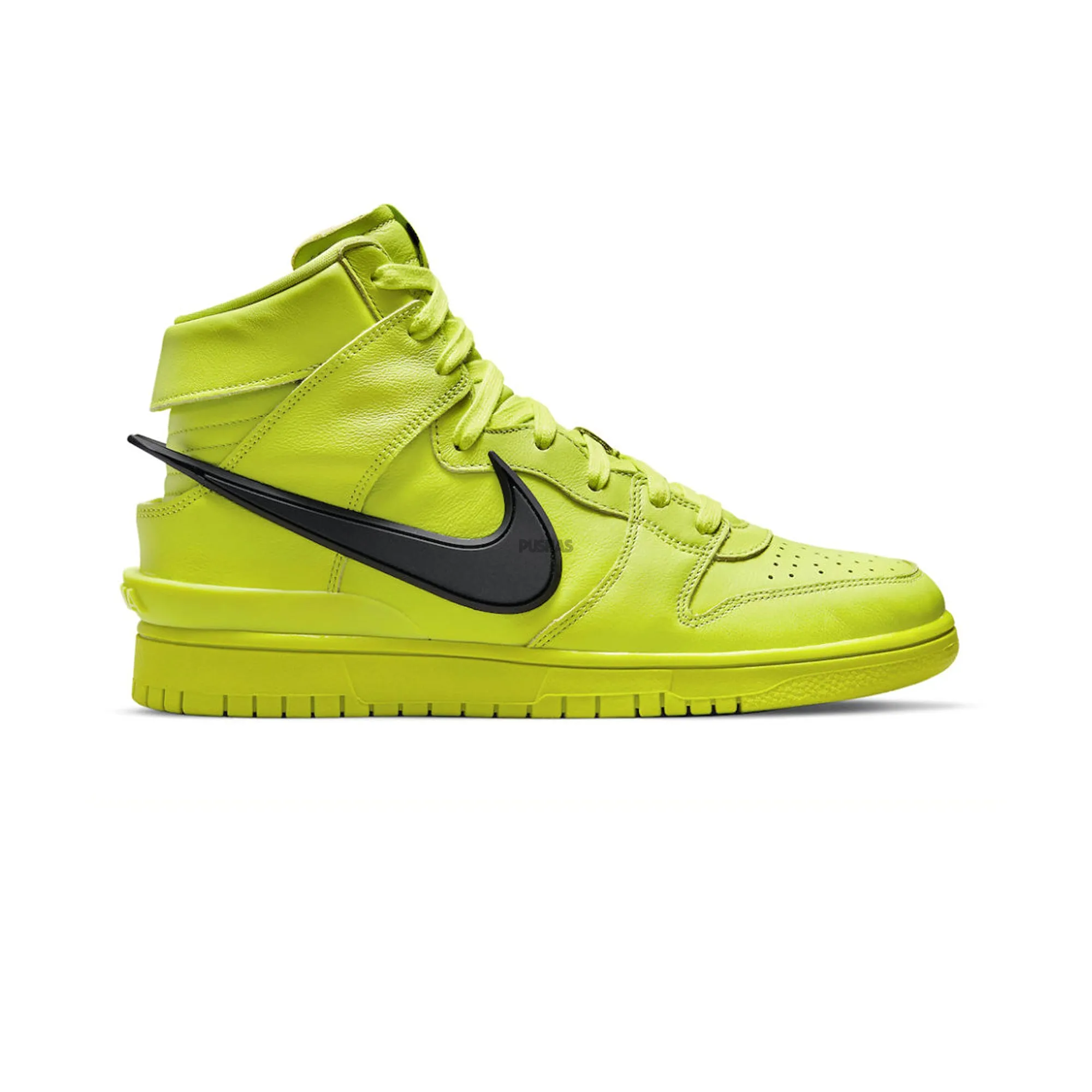 Nike Dunk High AMBUSH 'Flash Lime' (2021) Family Time Quick Flex