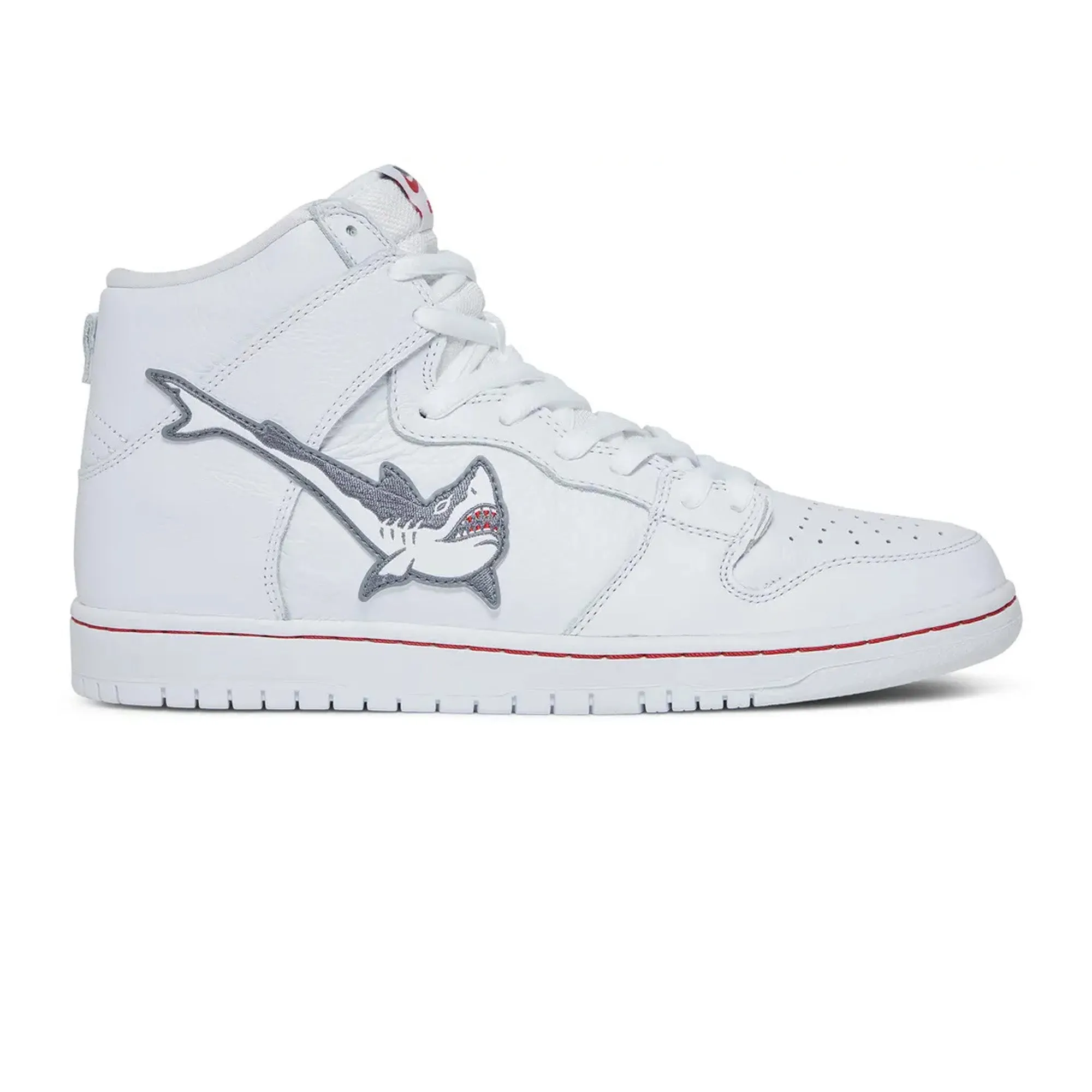 Trend Glow Toe Protection Nike SB Dunk High x Oski 'Great White Shark' (2022)