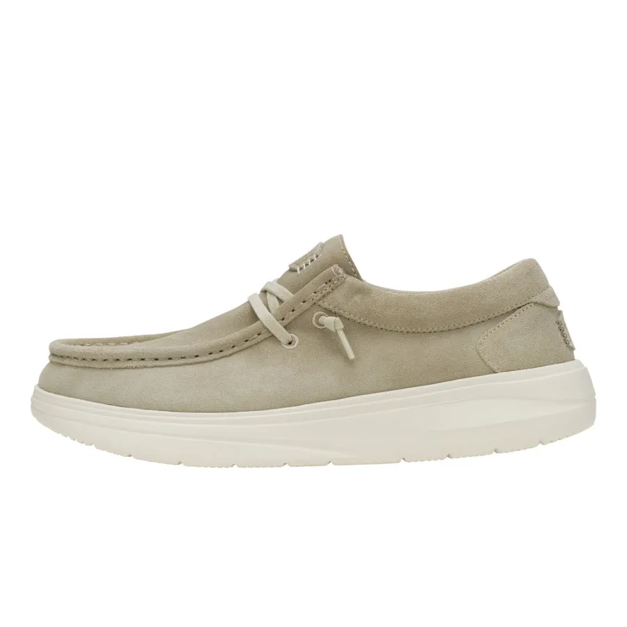 Wally Comf Suede - Stone Grey/Silver Birch Toe Protection Performance