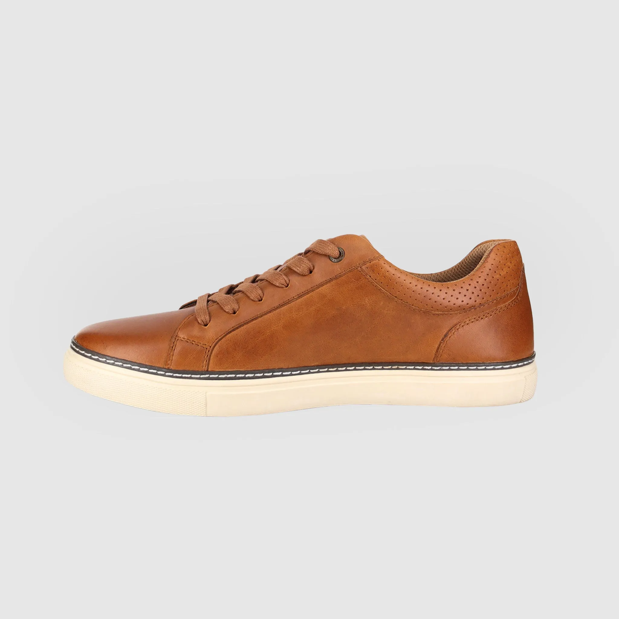 Padded Ankle Collar Bolton Casual Shoes Tan
