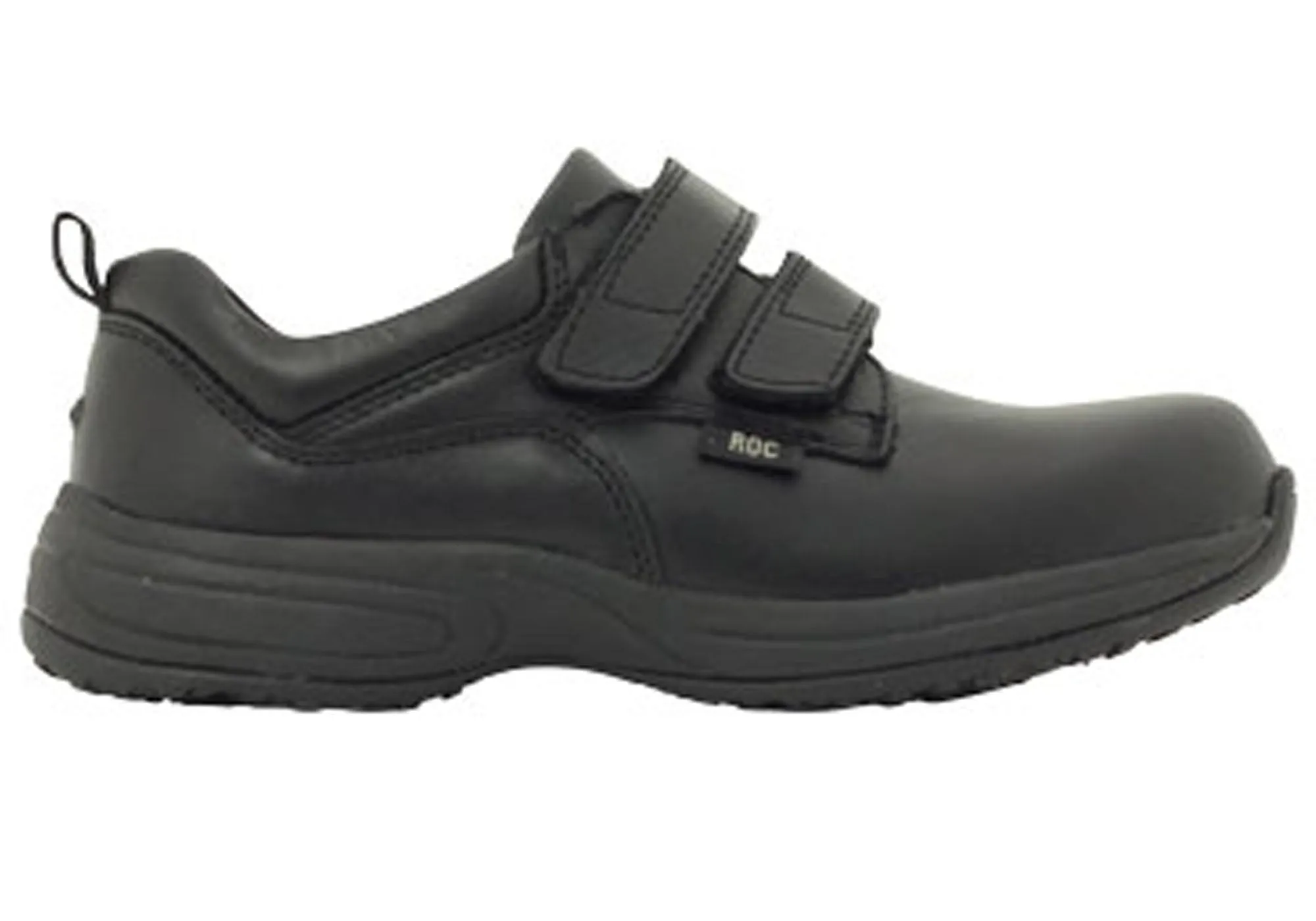 Modern kids' designs ROC Hype Junior Kids Black Adjustable Straps School Shoes