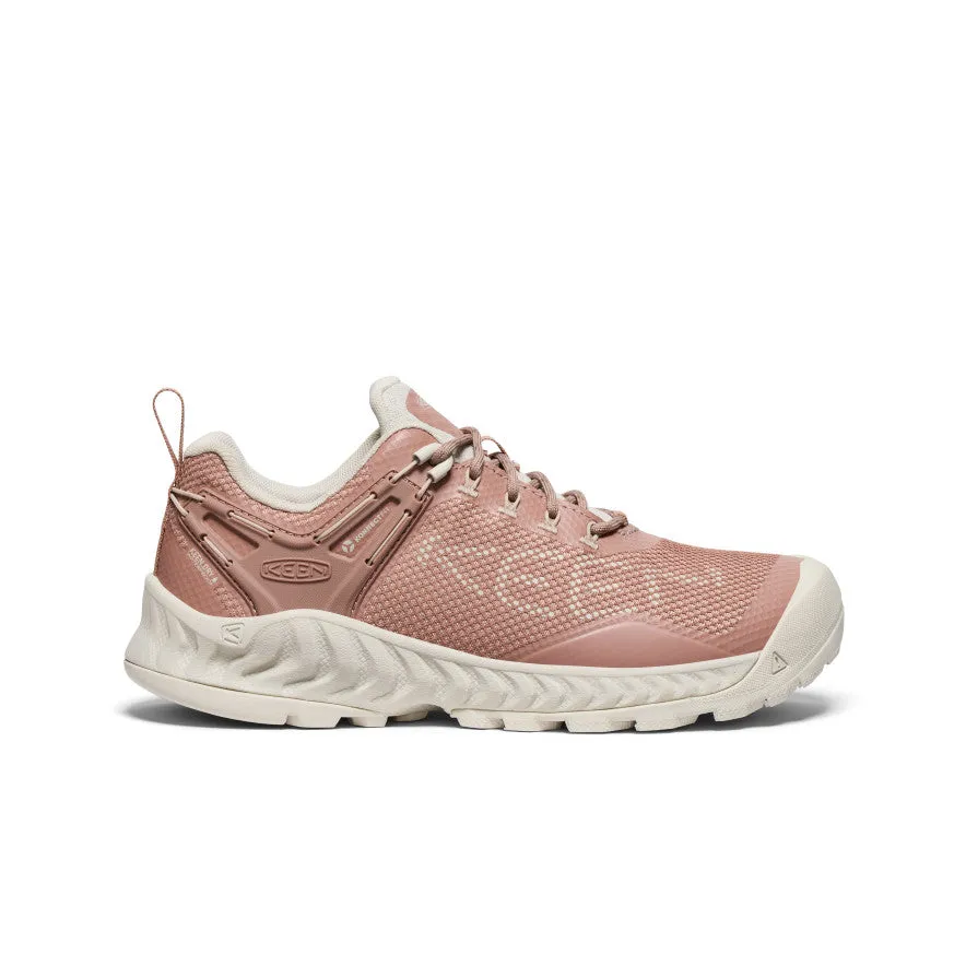 Women's NXIS EVO Waterproof Shoe  |  Warm Taupe/Raw Umber Padded Interior Rainy Day Commuter