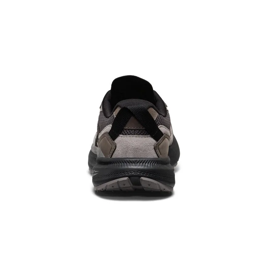 Abrasion Proof Stitching Torsion Plate Men's WK500 Leather Walking Shoe  |  Steel Grey/Black