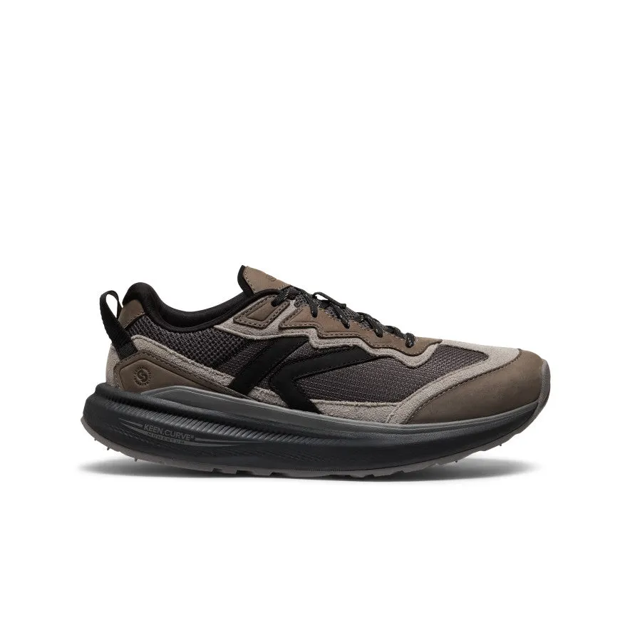 Daily Utility Walking Men's WK500 Leather Walking Shoe  |  Steel Grey/Black