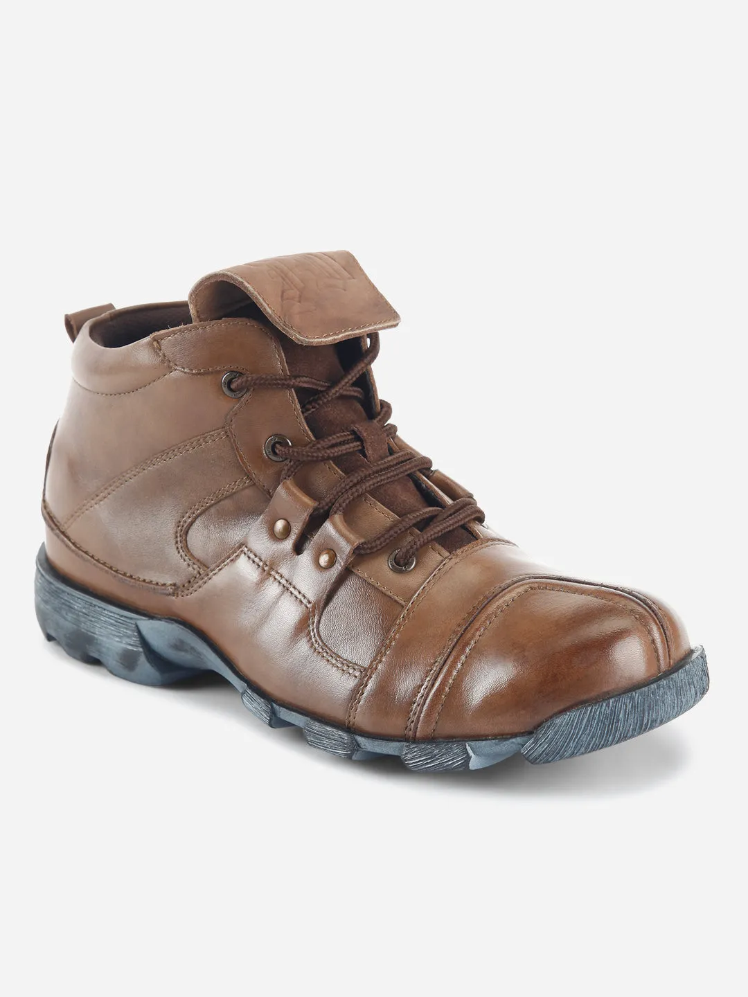 Men's Ankle Lace Up Boot (ID0215) Feather Light Urban Stroll Action Fast
