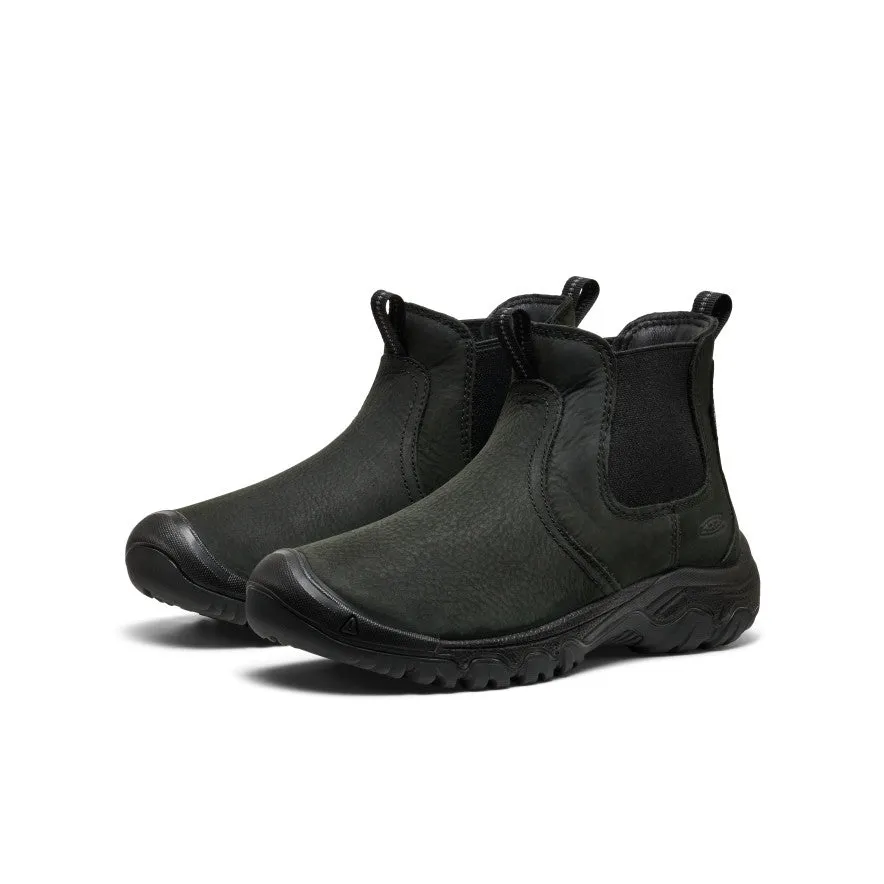 Women's Greta II Waterproof Chelsea  |  Black/Black Fresh Look