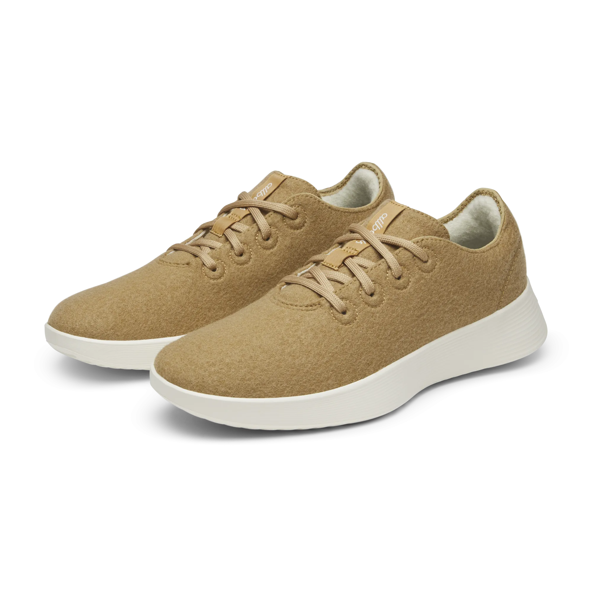 Women's Wool Runner Go - Stony Beige (Stony Cream Sole) All Day Comfort Padding