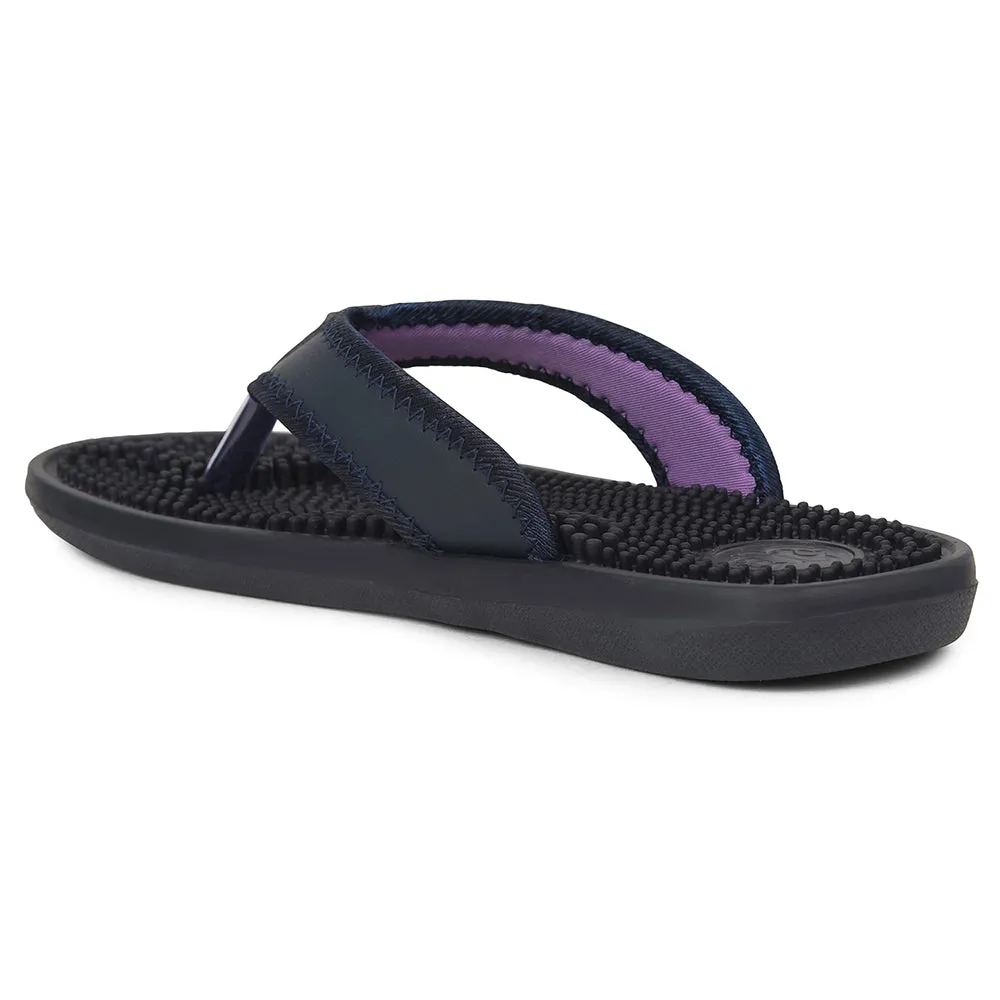Move Bold A-HA Navy Blue Casual Slipper For Women ACUPLUS-2 By Liberty