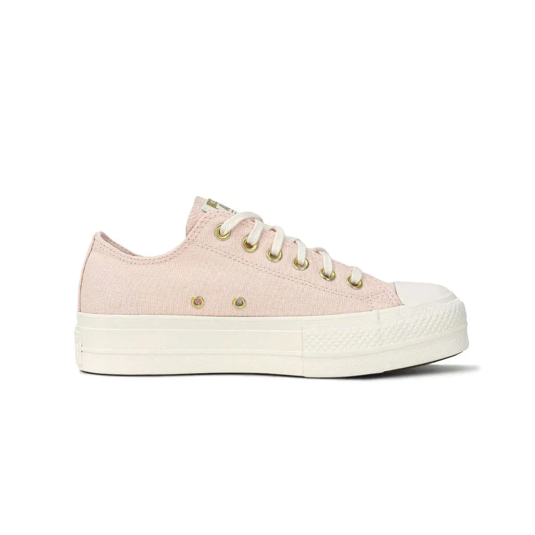 Crystal Glow Converse - Women's Chuck Taylor All Star Lift Platform Low Top Shoes (A12584C)