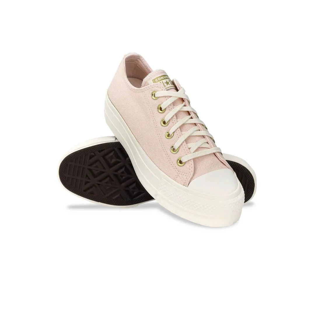 Non Slip Standing Workers Ultra Light Trail Running Converse - Women's Chuck Taylor All Star Lift Platform Low Top Shoes (A12584C)