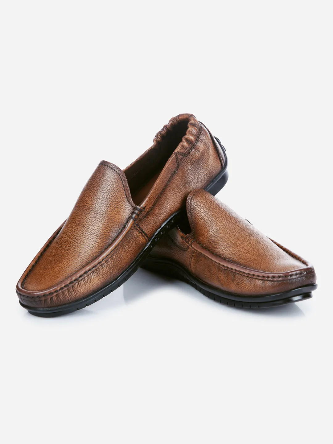 Leg Slim Men's Tan Comfort Fit Casual Loafer (ID1112)