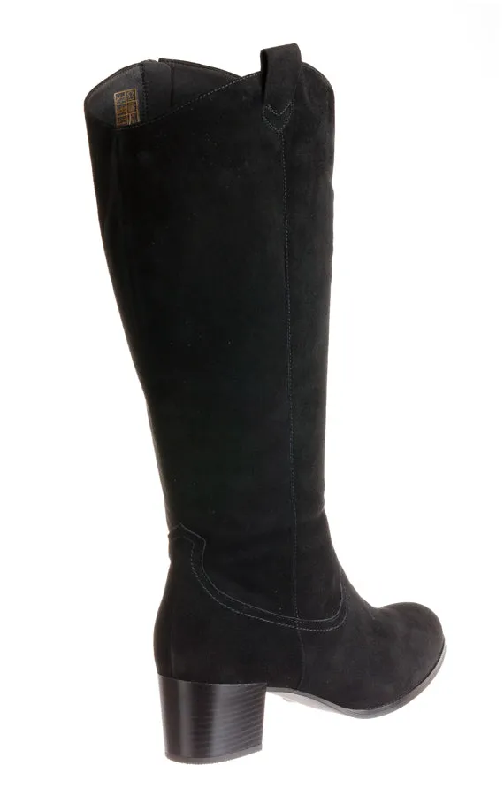 Sleek Fit Pie Yukon Black Suede