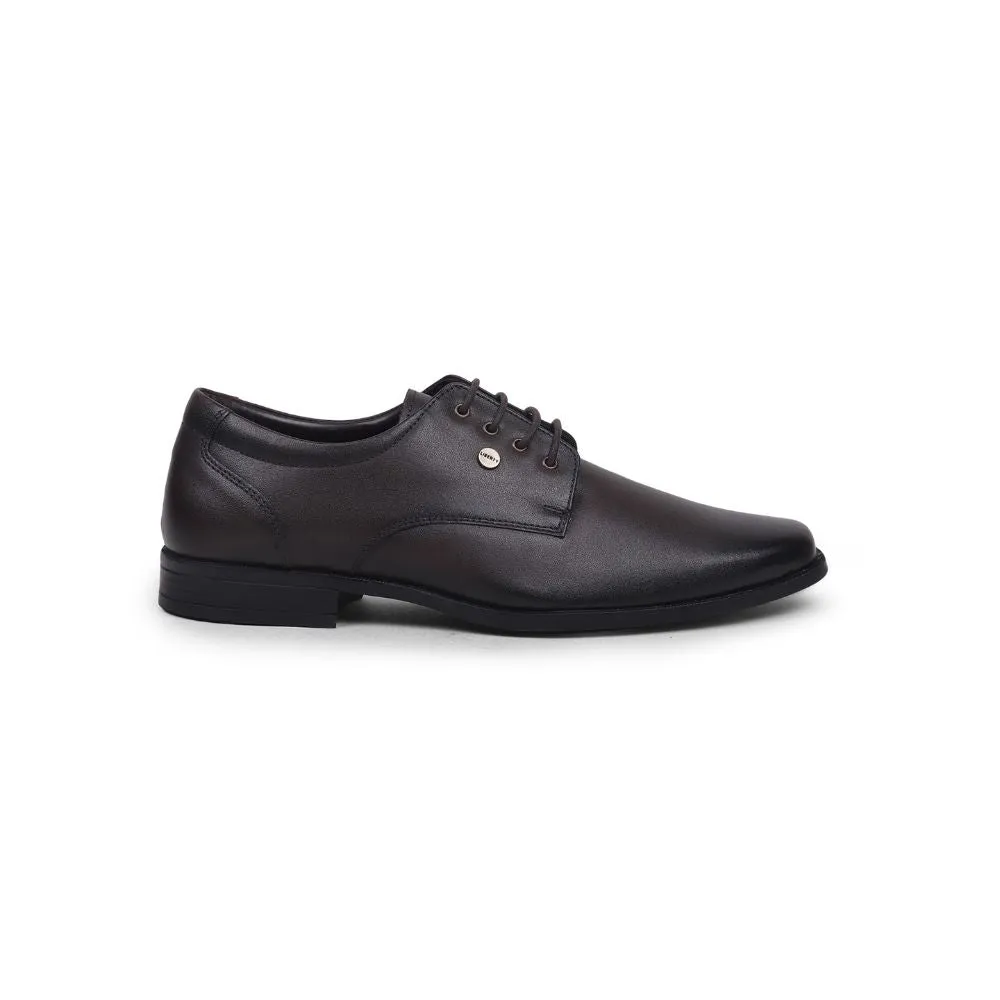 Fortune By Liberty Men LB31-01E Brown Formal Lacing Shoes Heel Ease Pad Soft