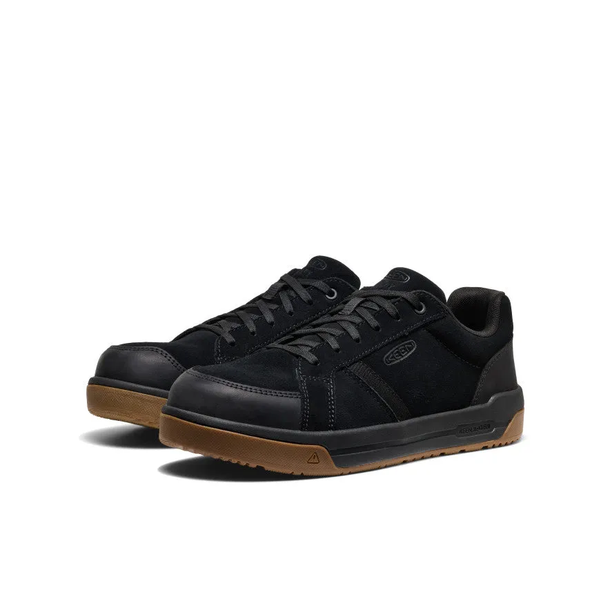 Versatile Wear Sweat Proof Men's Kenton  ESD Work Shoe (Carbon Toe)  |  Black/Gum