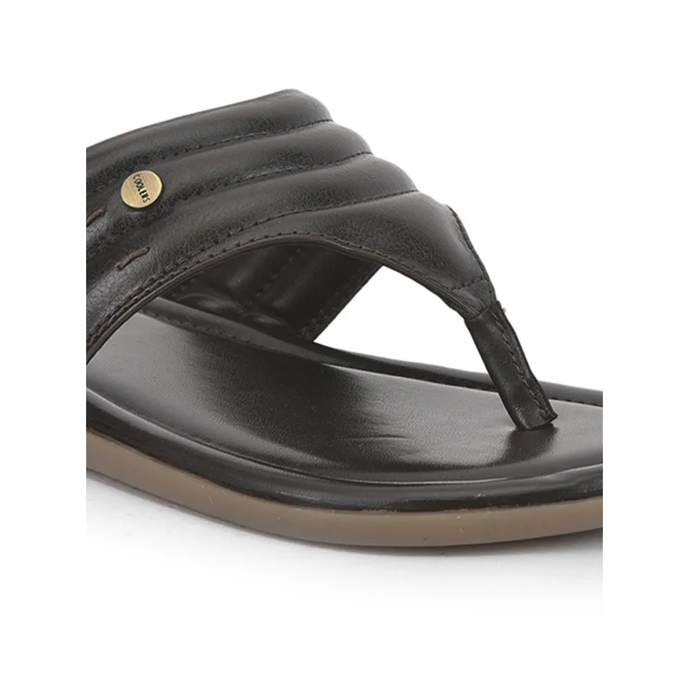 Coolers By Liberty Formal Slippers For Men Brown CAROL-51D Shock absorption