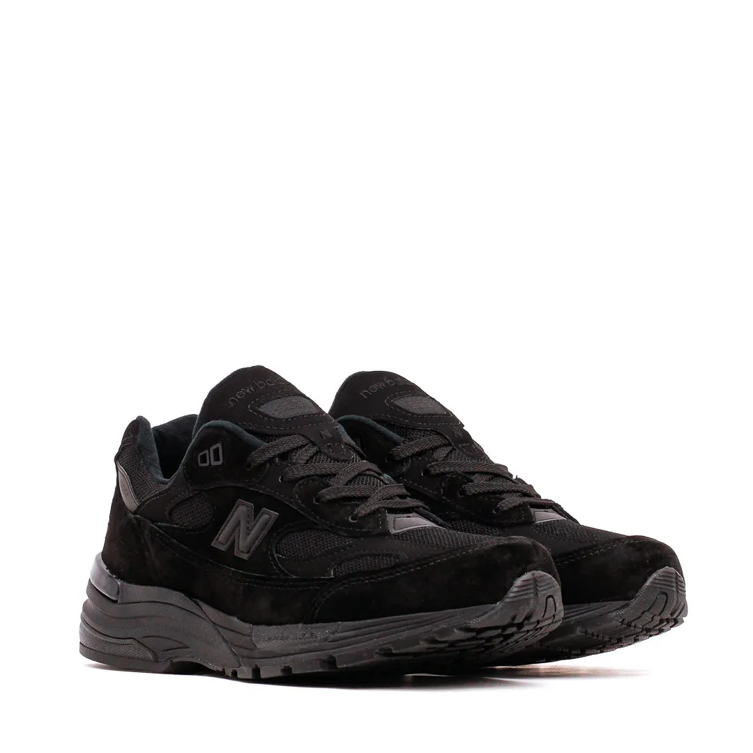 Cold Tone New Balance Unisex Made in USA 992 Triple Black U992TB