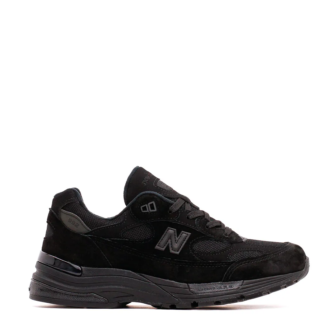 New Balance Unisex Made in USA 992 Triple Black U992TB Fight Mode Desert Path