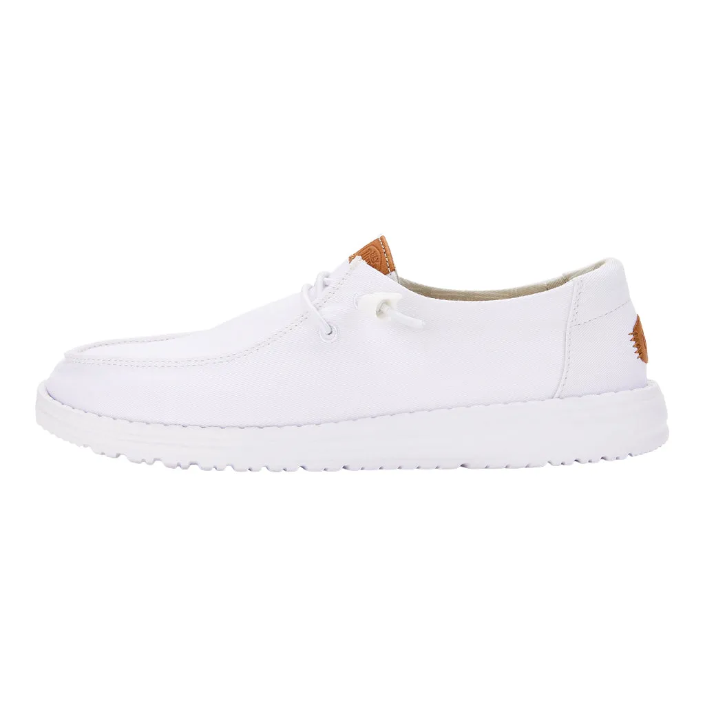 Wendy Stretch Canvas - White Love Path
