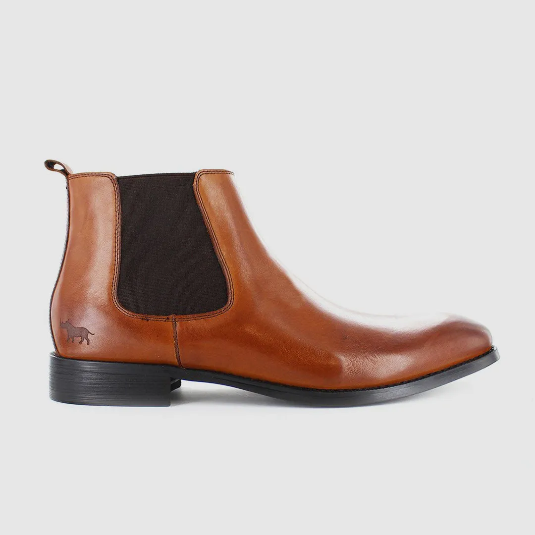 Crisp Finish day trip Dawson Chelsea Boots Tan