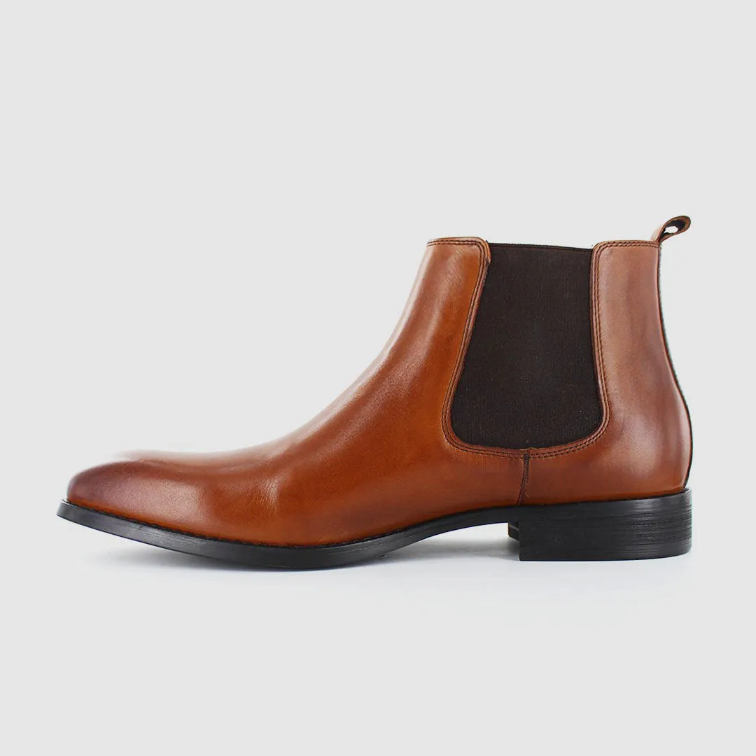 Dawson Chelsea Boots Tan Earth Tones