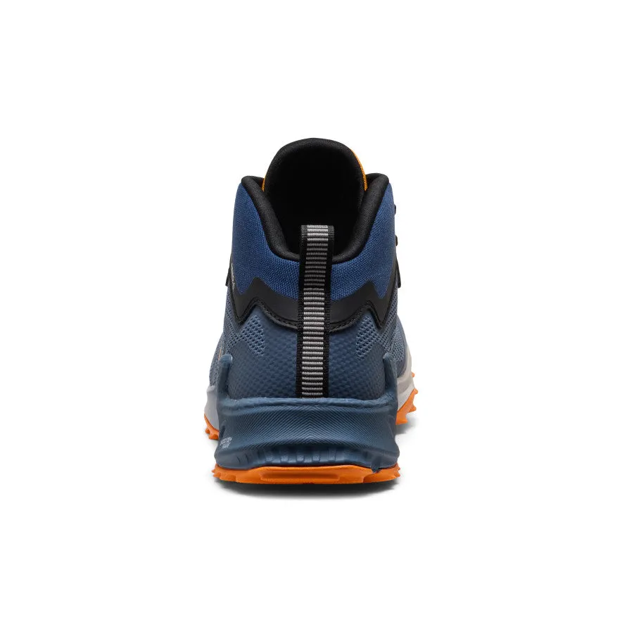 Cushioned Footwear Soft Step-On Men's Zionic NXT Waterproof Hiking Boot  |  Naval Academy/Bright Marigold