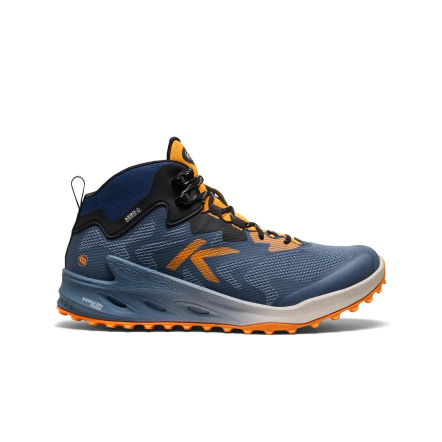 Men's Zionic NXT Waterproof Hiking Boot  |  Naval Academy/Bright Marigold Easygoing Footwear