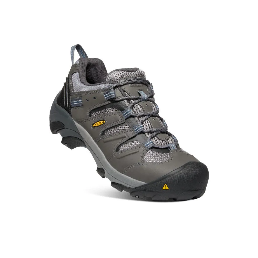 Men's Lansing Low (Steel Toe)  |  Magnet/Majolica Blue Stretchable Mesh Effortless Foot Slip